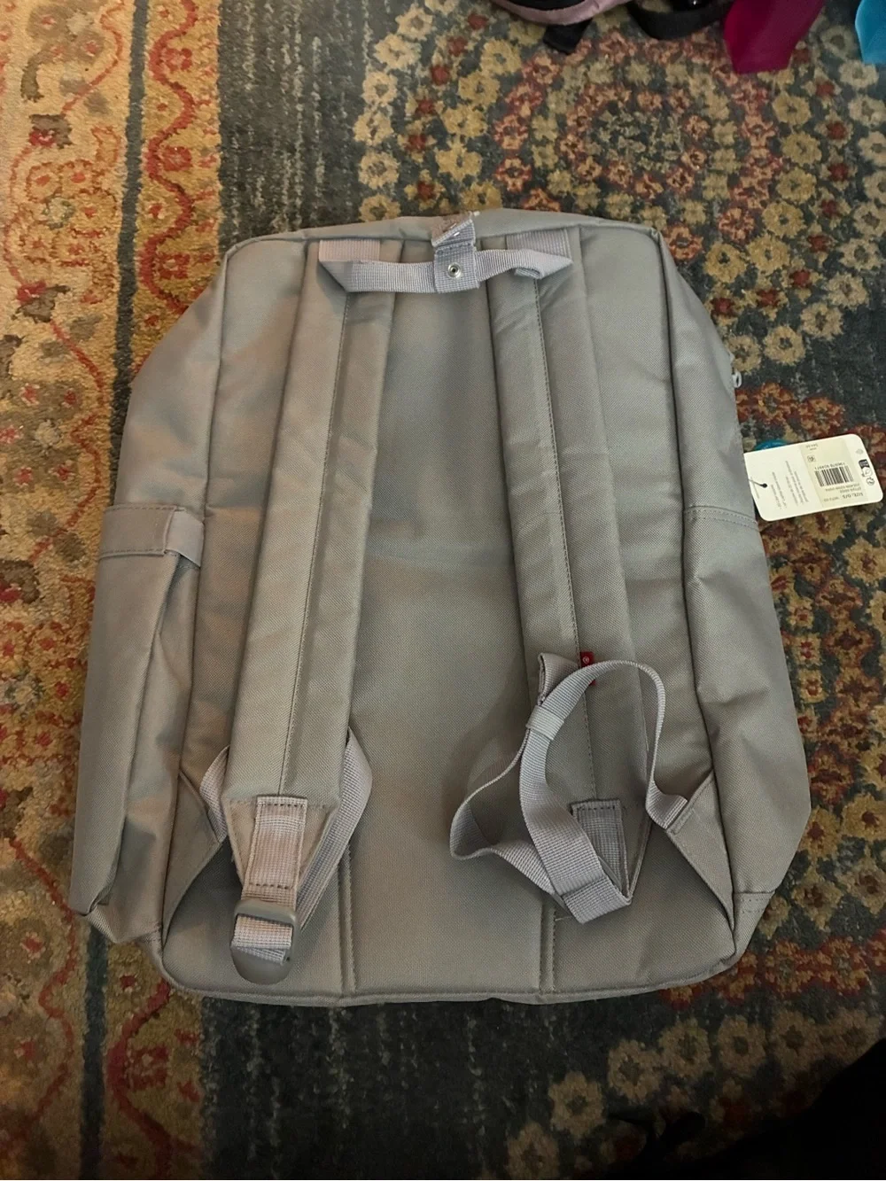 Levi's Light Gray Backpack Tote with Top Handles